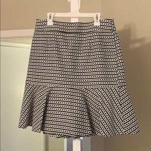 Black and white skirt